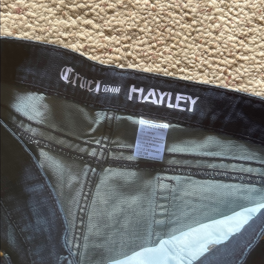 Cruel Hayley Dark Blue Jeans size 13 short worn once! - Picture 2 of 8